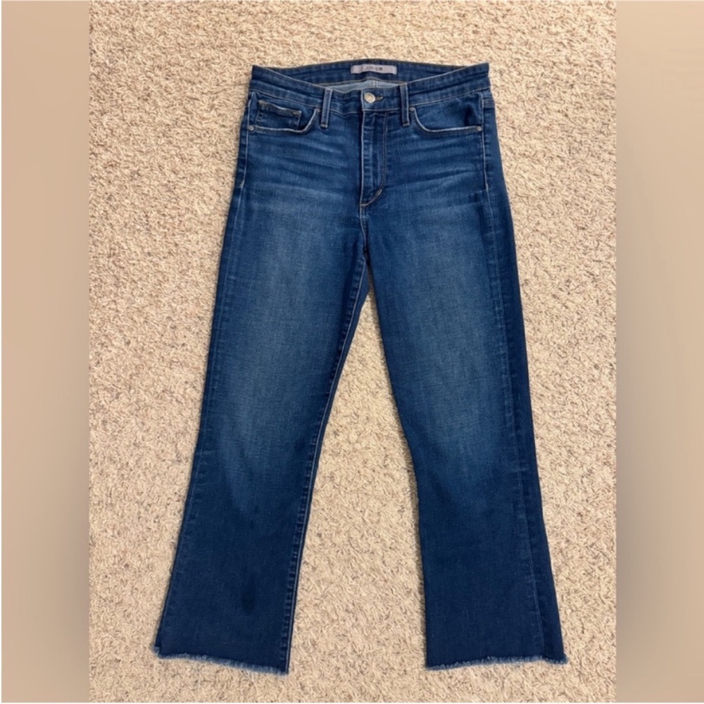 Joe's Jeans Women’s Berlin Dark Blue Flare High Rise Ankle Jeans W28